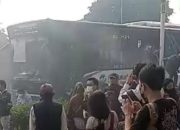 Bus TransJakarta Mendadak Keluar Asap, Penumpang Histeris Sambil Pecahkan Kaca