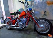 Modif custom Chopper basis Suzuki Thunder 125