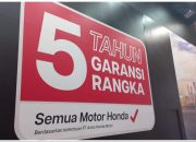 Honda Beri Garansi 5 Tahun Rangka Motor eSAF!