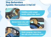 #POMinfo: Stop Berkendara Apabila Merasakan 3 Hal Ini