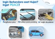 #POMinfo – Tips Berkendara saat Hujan: PEACE