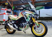Modif ganteng Honda CB150X asal Papua, pakai pannier gans…