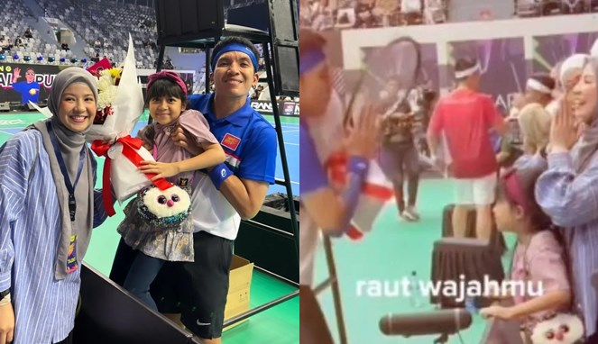 natasha-rizky-datang-dukung-desta-tanding-tenis,-netizen-yang-baper
