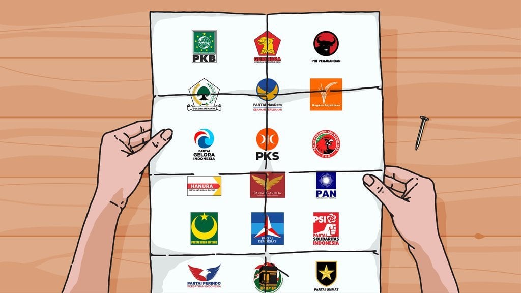 peta-suara-parpol-di-jawa-timur:-adu-kuat-pdip,-pkb-&-gerindra