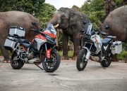 Menikmati Eksotisme Taman Safari Pakai Ducati Multistrada V4 S dan Desert X