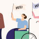 pemilu-tak-inklusif-bagi-disabilitas:-tak-ada-braille,-tangga-licin,-dan-diabaikannya-hak-privasi 