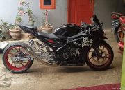 Modif Honda CBR150R pakai long arm gans