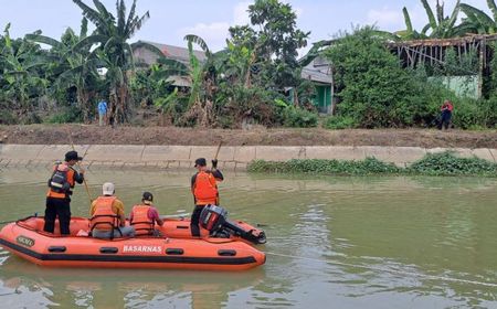 bocah-5-dan-7-tahun-hilang-terseret-arus-sungai-cisimeut-lebak,-tim-sar-masih-lakukan-pencarian