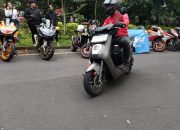 Komunitas biker CBR 250 RR Malang Berbagi Kebaikan Ramadhan dan Jajal Honda EM1 e brosis