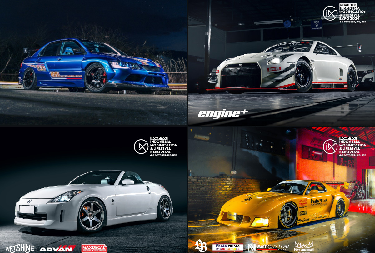 dari-nissan-fairlady-sampai-rx-7-modif-semarakkan-road-to-imx-2024-surabaya