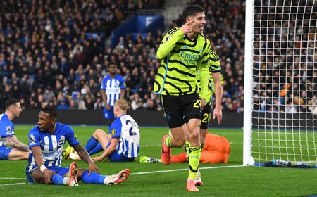 taklukkan-brighton-dan-pecahkan-rekor,-arsenal-jadi-favorit-juara-liga