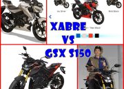Mokas sport naked antara Yamaha Xabre dan Suzuki GSX S150, pilih mana gans?