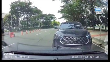 biar-tak-ada-lagi-pengendara-lawan-arah-seperti-innova-zenix-di-bsd,-polisi-pasang-ini