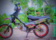 Modif supra lawas shock depan jengats gans…