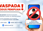 Waspada Penipuan Mengatasnamakan MOFI