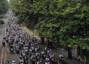 Parade Honda Vario 160 sambangi Pasuruan gans