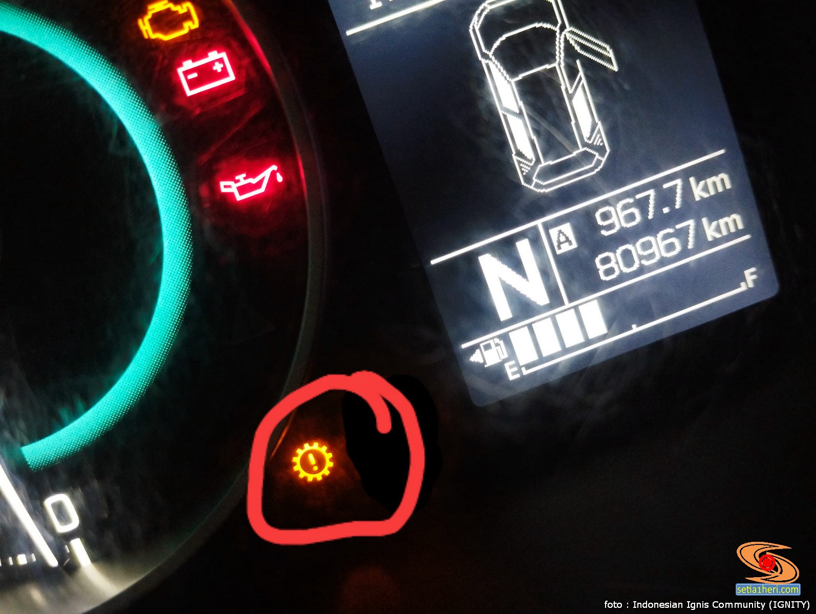 indikator-gerigi-nyala-pada-suzuki-ignis,-apa-solusinya-?