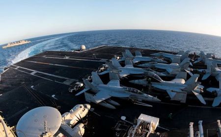 pentagon-perintahkan-pengerahan-jet-tempur,-kapal-perang-di-asia-barat