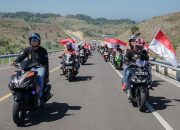 Komunitas Yamaha Touring Tulungagung-Pantai Sine Peringati HUT RI ke-79