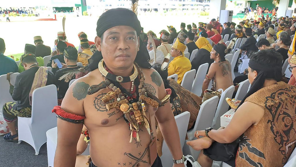 masyarakat-adat-hadiri-hut-ri-di-ikn:-lestarikan-kearifan-lokal