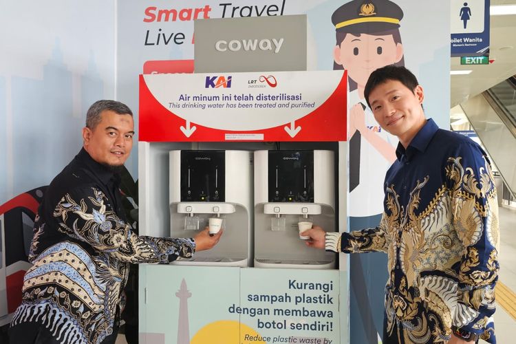 dukung-gaya-hidup-sehat,-lrt-jabodebek-sediakan-isi-ulang-air-gratis