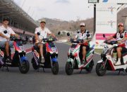 Luca Marini Cs Pakai Motor Listrik Honda EM1 e: dan PCX di Mandalika